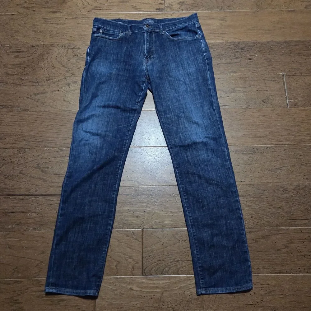 Lucky Brand 121 Heritage Slim Mens Blue Jeans 34x34 Medium Wash Stretch 33x34
